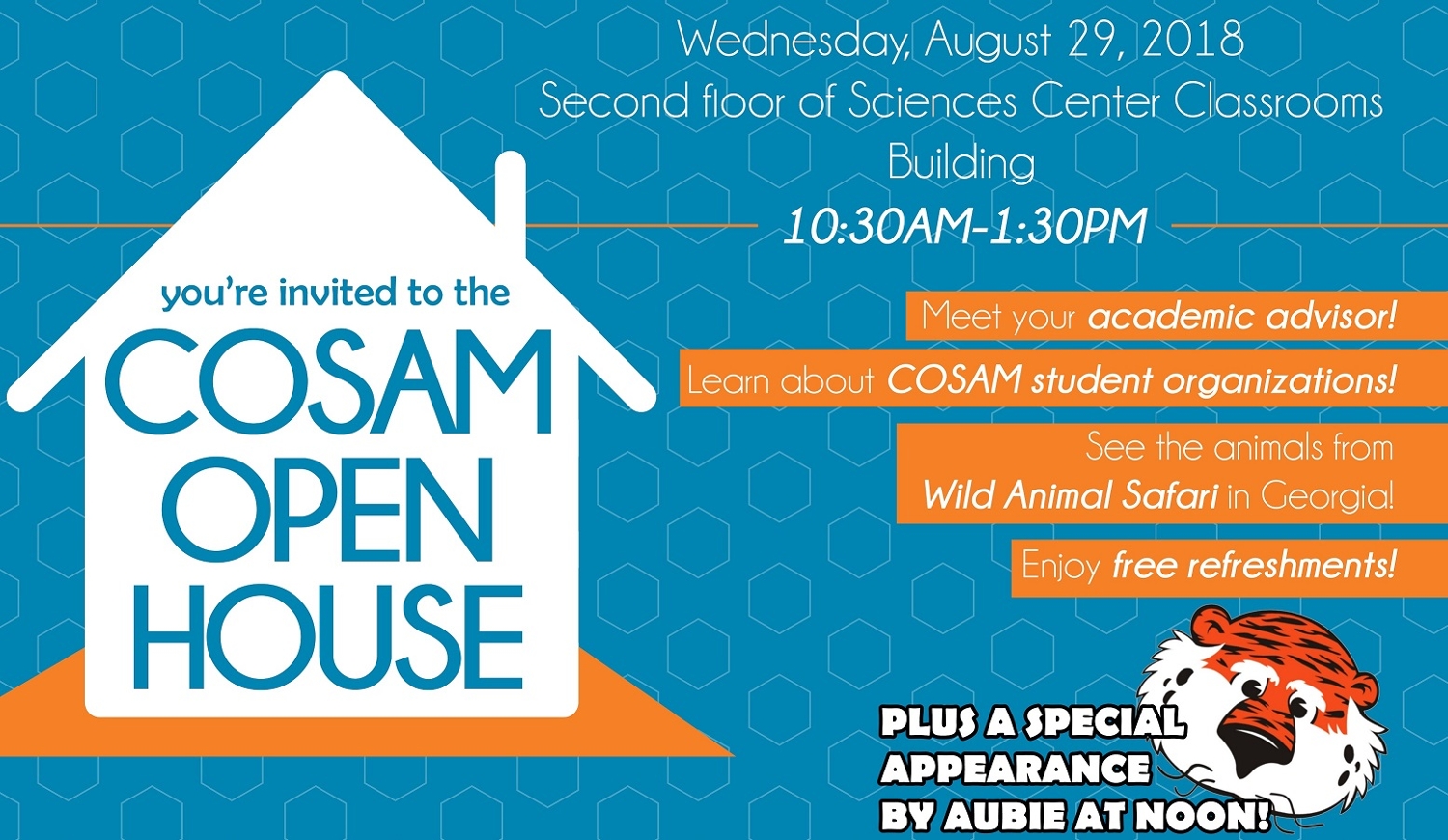 Don't miss the COSAM Open House on August 29!
